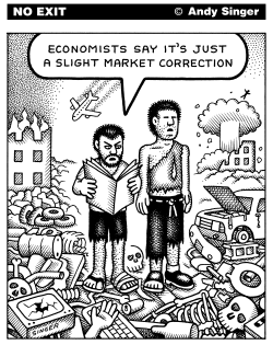 ECONOMIC MARKET  by Andy Singer
