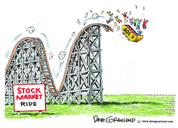STOCK MARKET RIDE by Dave Granlund