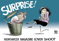 NEWSWEEK COVER,  by Randy Bish
