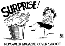 NEWSWEEK COVER, B/W by Randy Bish