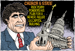 RICK PERRY CHURCH AND STATE  by Monte Wolverton