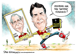 RICK PERRY AND TEXAS MIRACLE by Dave Granlund
