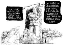 MARTIN LUTHER KING MEMORIAL AND CHINA by Daryl Cagle