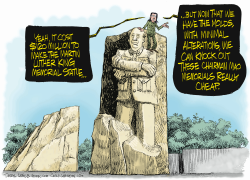MARTIN LUTHER KING MEMORIAL AND CHINA  by Daryl Cagle