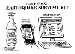 EAST COAST EARTHQUAKE SURVIVAL KIT by Jimmy Margulies
