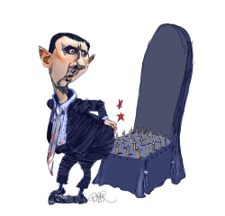 ASSAD AND CHAIR WITH PENCILS by Riber Hansson