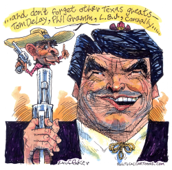 RICK PERRY by Sandy Huffaker