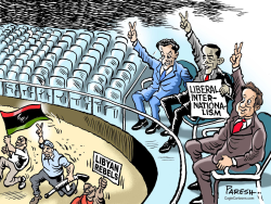 VICTORY IN LIBYA by Paresh Nath