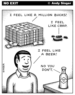I FEEL LIKE A BEER by Andy Singer