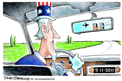 SEPT 11 REARVIEW MIRROR by Dave Granlund