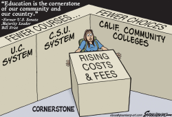 CALIF COLLEGES by Steve Greenberg
