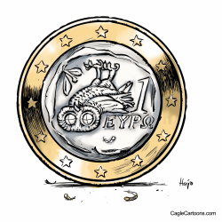 GREEK EURO  by Hajo de Reijger