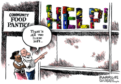 FOOD PANTRIES COLOR by Jimmy Margulies