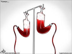 YEMEN BLOOD by Osama Hajjaj