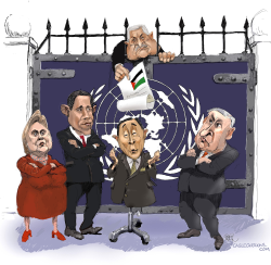 ABBAS APPLY FOR MEMBERSHIP IN UN by Riber Hansson