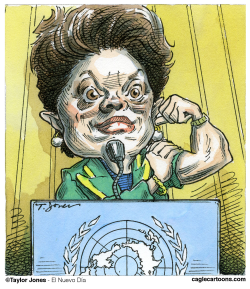 BRAZILIAN PRESIDENT DILMA ROUSSEFF -  by Taylor Jones