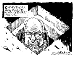 CHENEY ENERGY POLICY by Sandy Huffaker