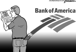 BANK OF AMERICA FEES BW by Steve Greenberg