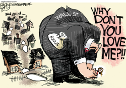 WALL ST HOME WRECKER  by Pat Bagley