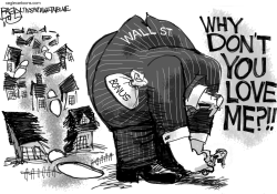 WALL ST HOME WRECKER by Pat Bagley