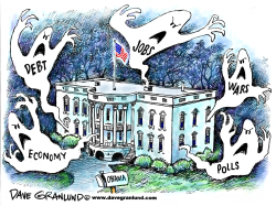 HAUNTED WHITE HOUSE by Dave Granlund