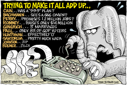 GOP NUMBER CRUNCHING  by Monte Wolverton