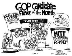 GOP PLAYER OF THE MONTH by John Darkow