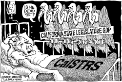 LOCAL-CA CALSTRS VULTURES by Monte Wolverton
