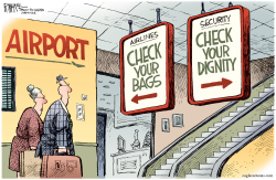 AIRPORT SECURITY  by Rick McKee